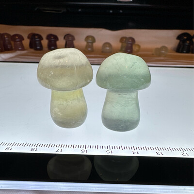 Flourite Mushroom Pair #8