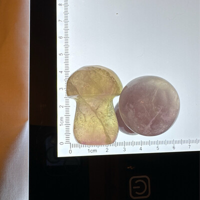 Flourite Mushroom Pair #13
