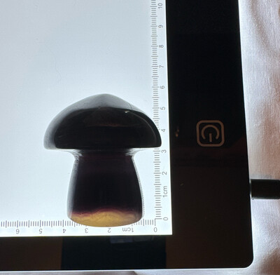 2in Flourite Mushroom Carving #2