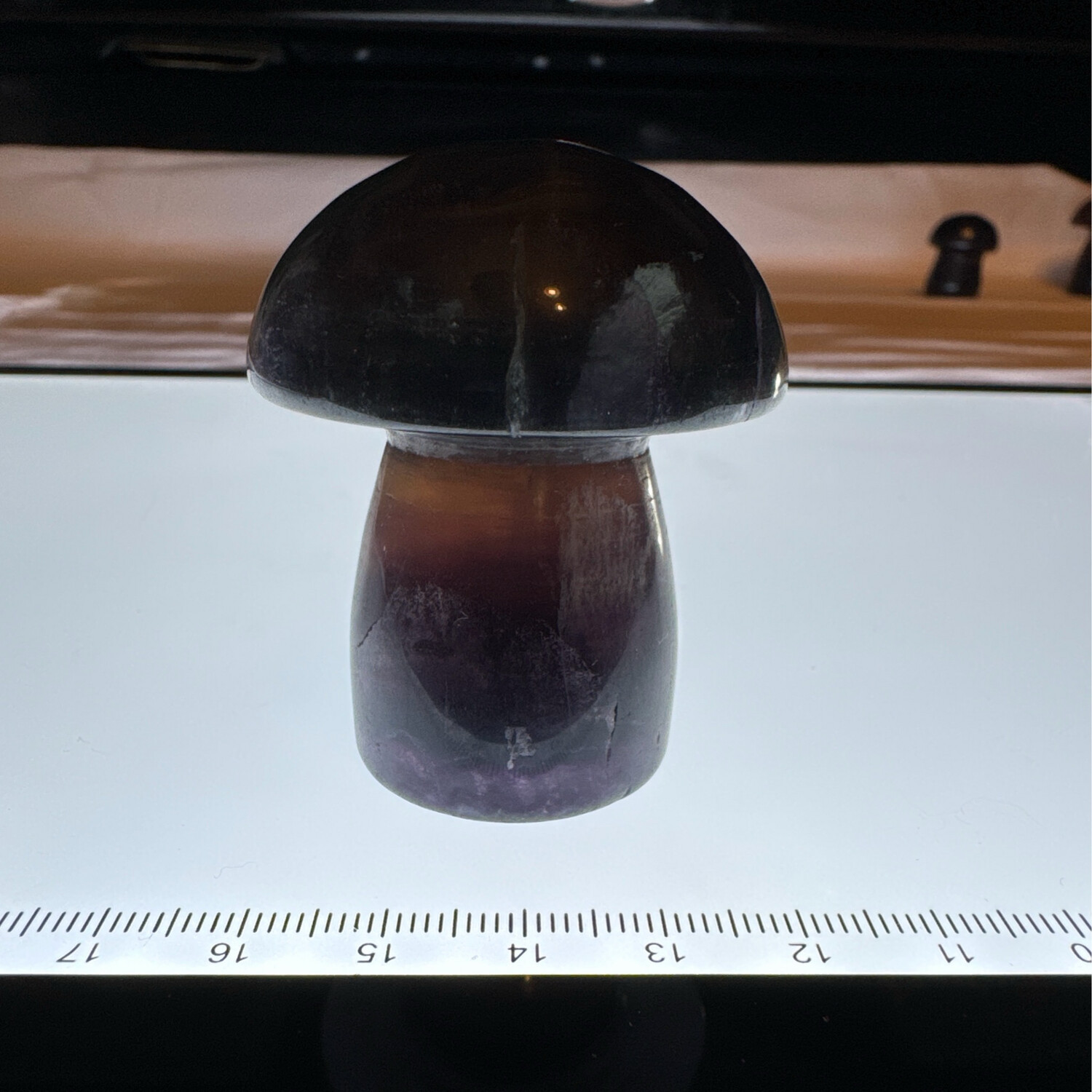 Flourite Mushroom Carving #5