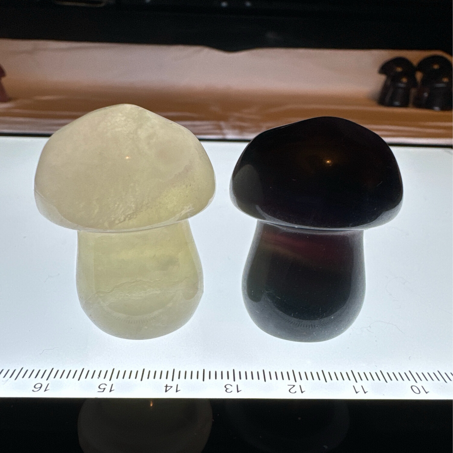 Flourite Mushroom Pair #18
