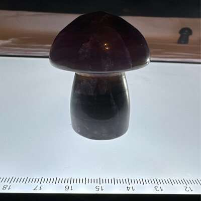 2in Flourite Mushroom Carving #6