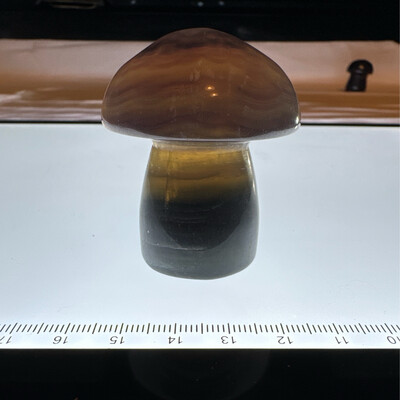2in Flourite Mushroom Carving #7