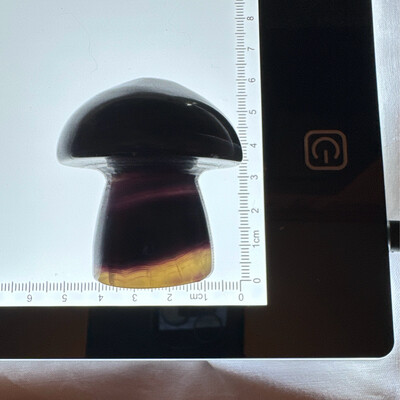 2in Flourite Mushroom Carving #4