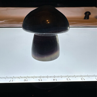 2in Flourite Mushroom Carving #4