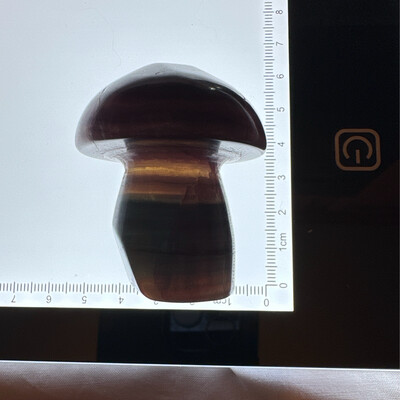2in Flourite Mushroom Carving #6