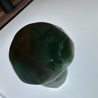 2in Snowflake Jade Mushroom Carving