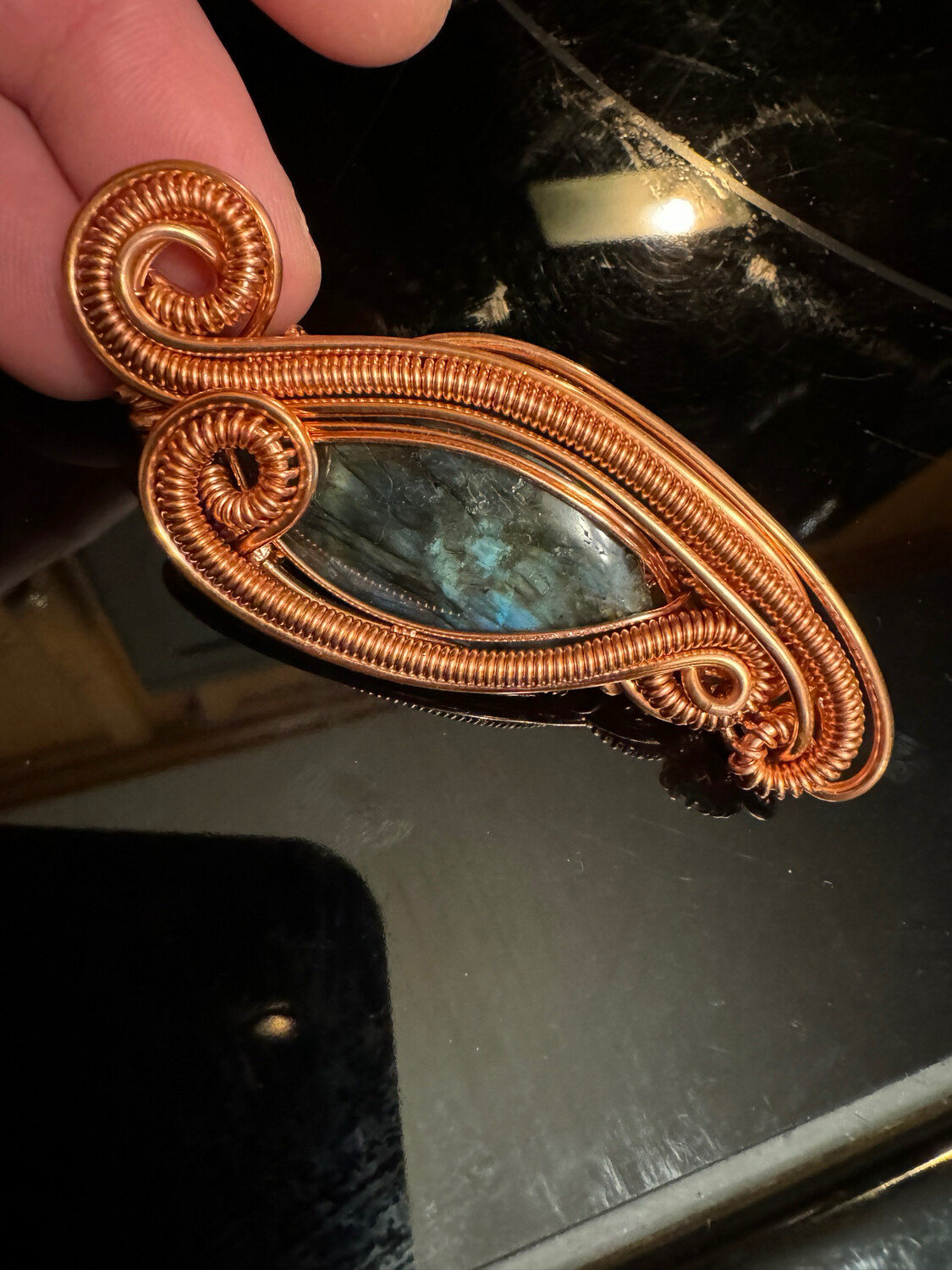 Labradorite Eye Pendant