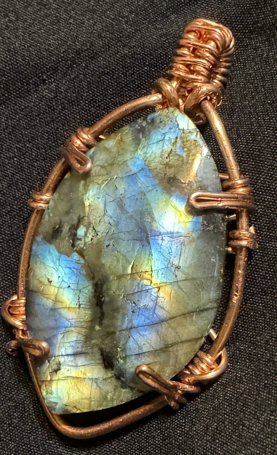 Labradorite 4 Prong Setting