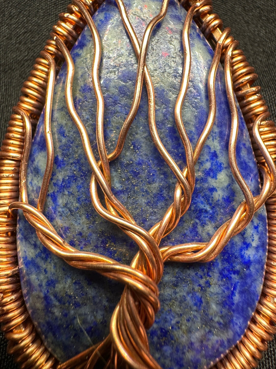 Lapis Lazuli Tree Of Life Pendant