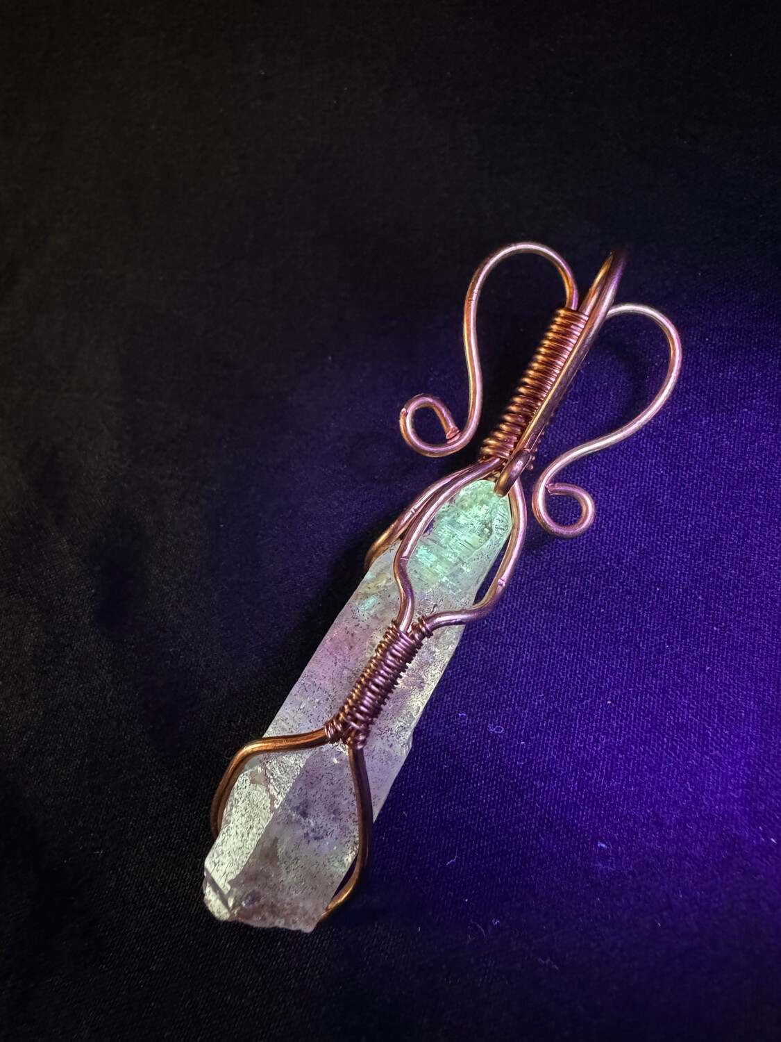Petroleum Quartz Pendant