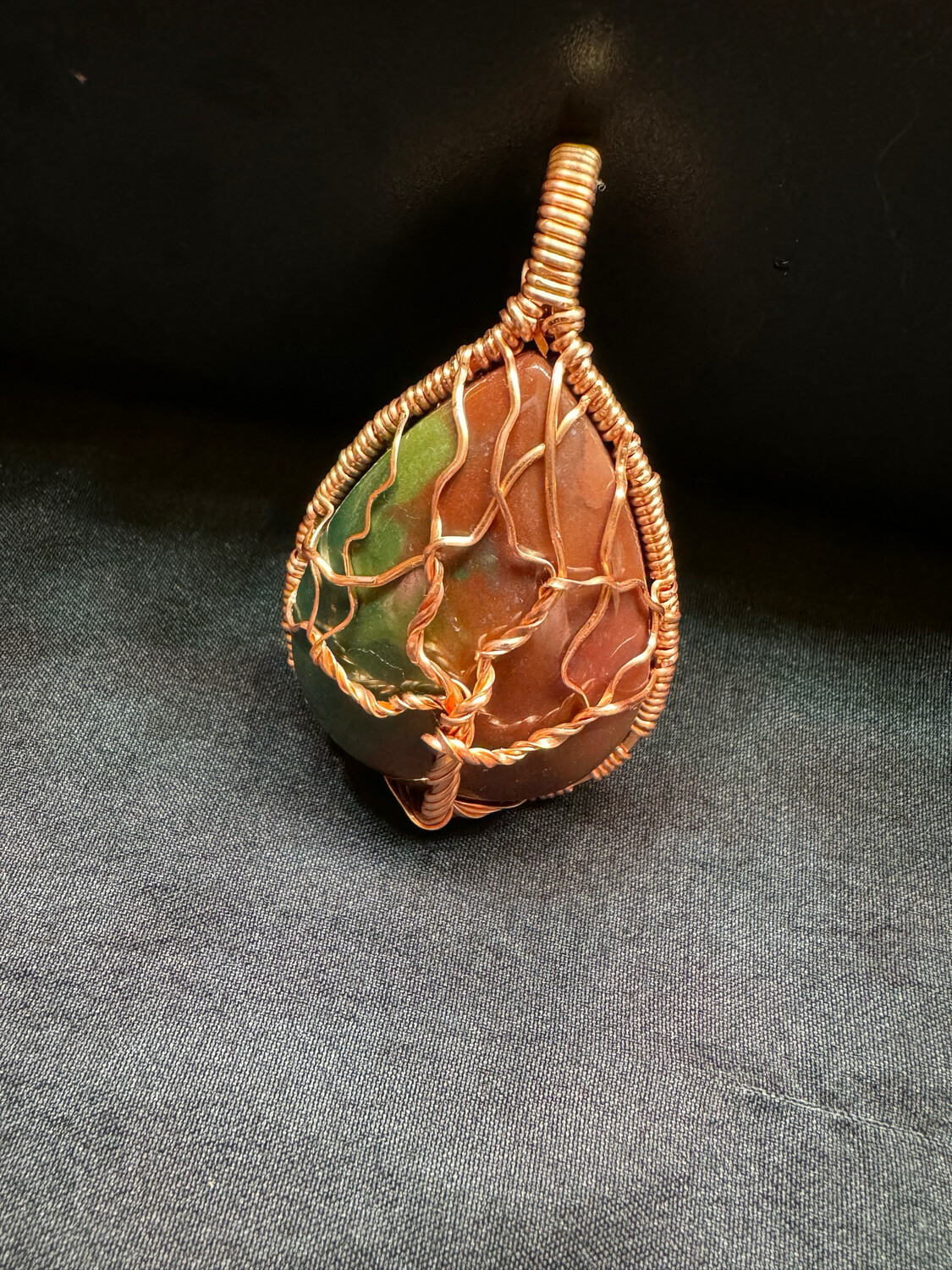 Ocean Jasper Tree Of Life Pendant