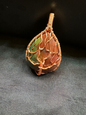 Ocean Jasper Tree Of Life Pendant