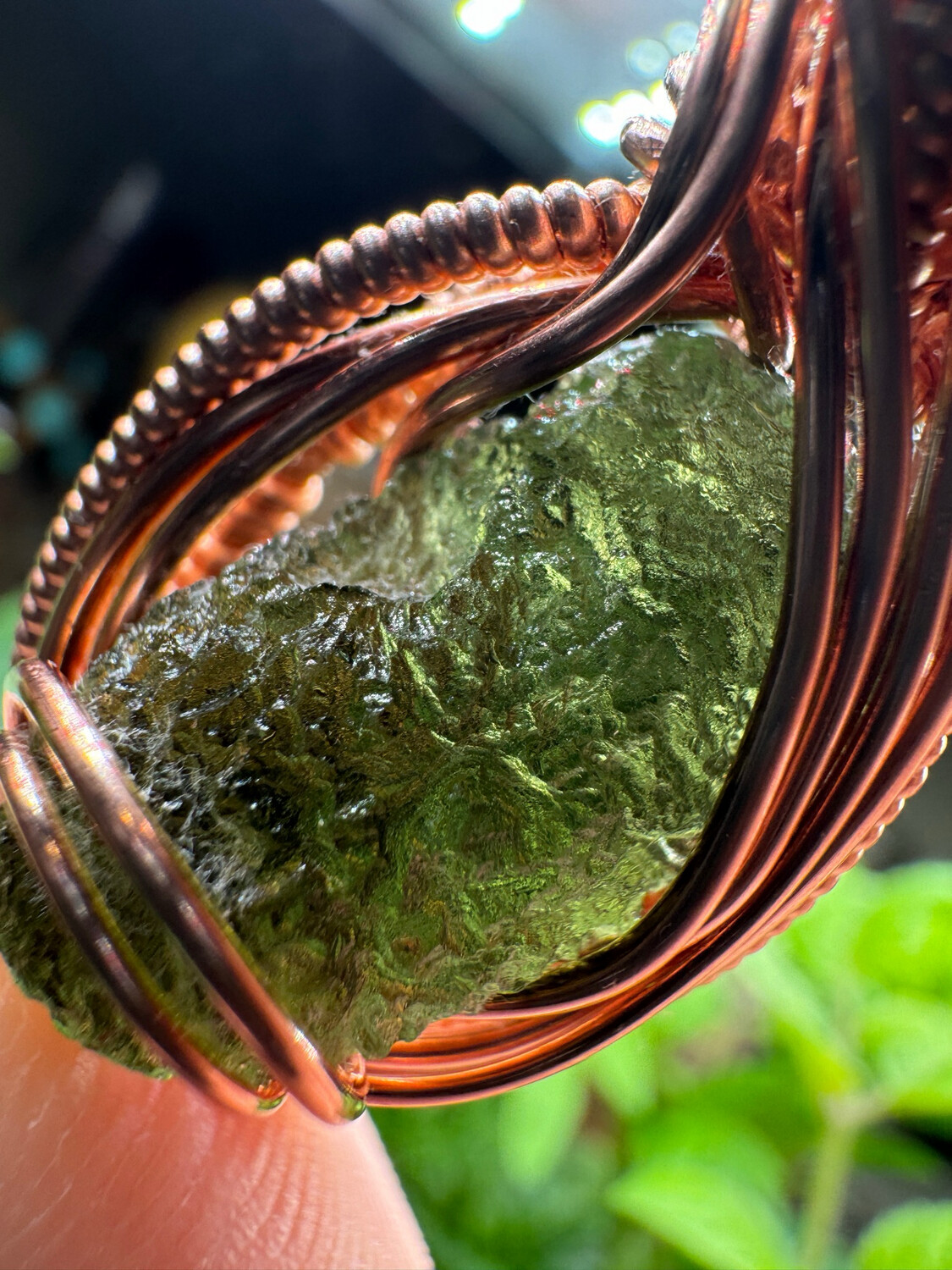 3 Gram Moldavite Pendant