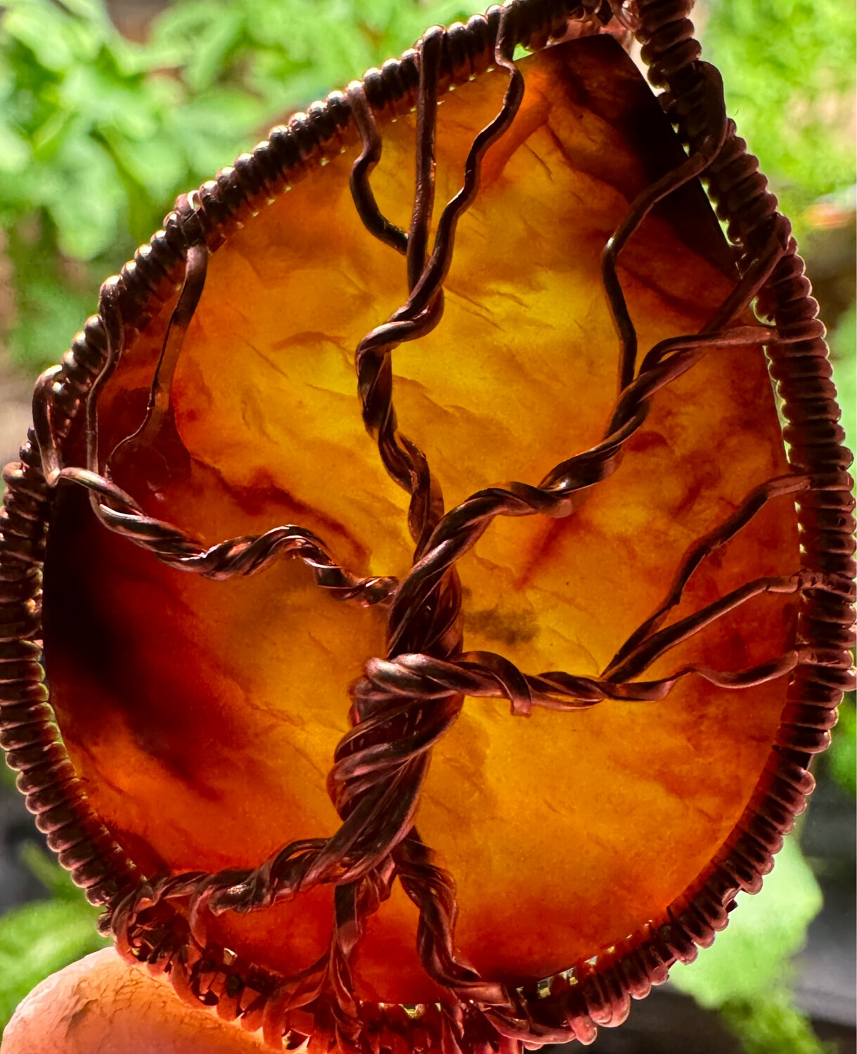 Cornflake Carnelian Pendant
