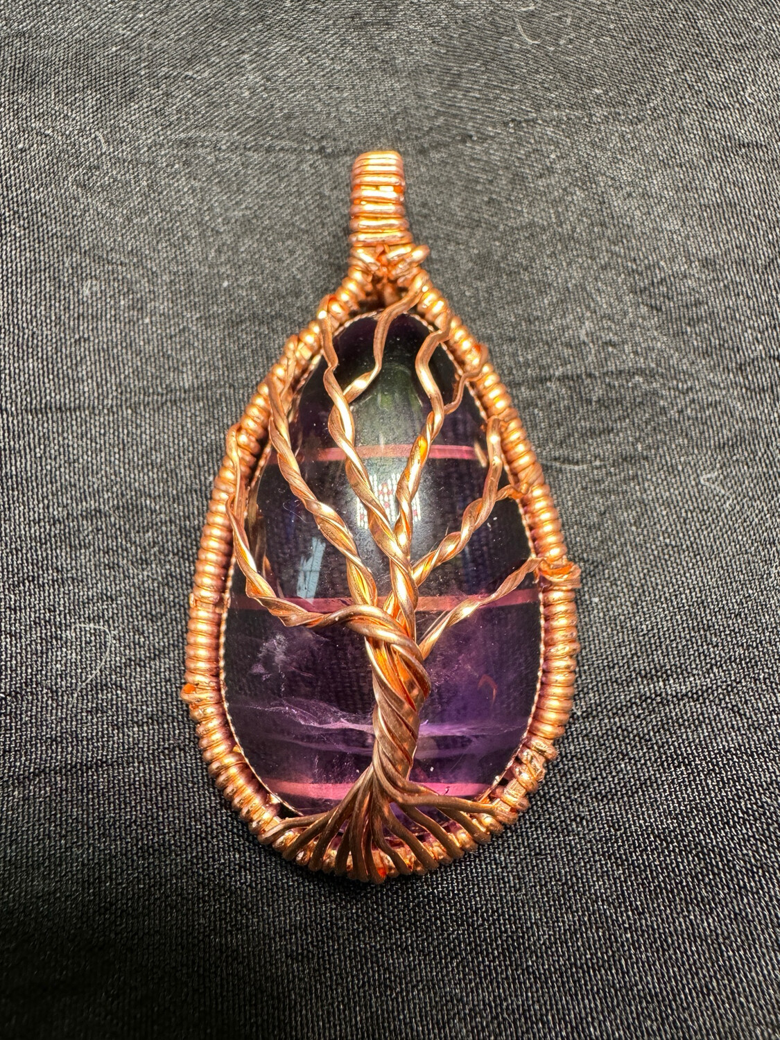 Amethyst Tree Of Life Pendant