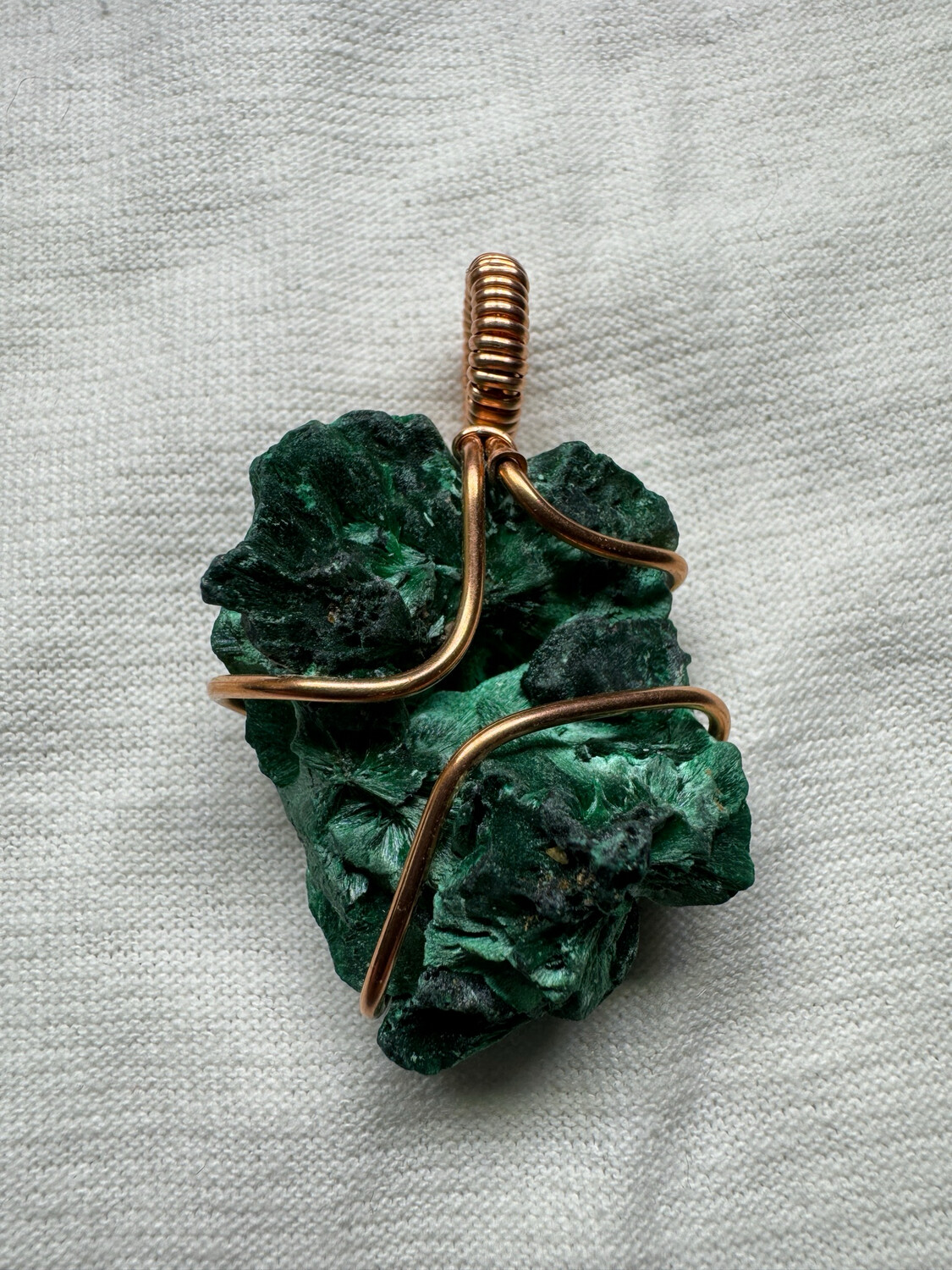 Malachite Specimen Pendant Style 2