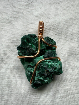 Malachite Specimen Pendant Style 2
