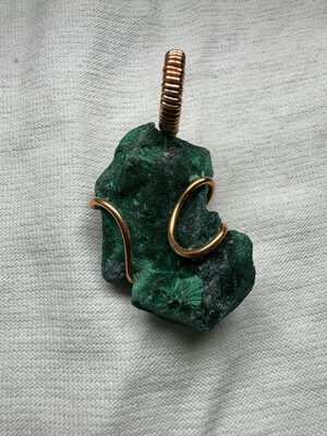 Malachite Specimen Pendant Style 3