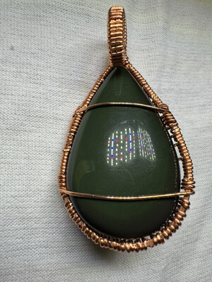 Rainbow Obsidian Tree Of Life Pendant Style 1
