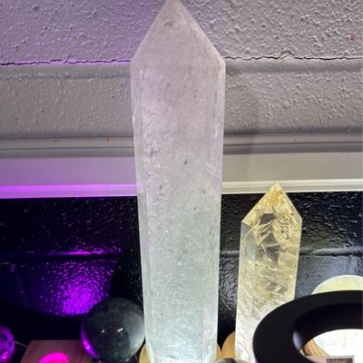 Clear Quartz Tower Large