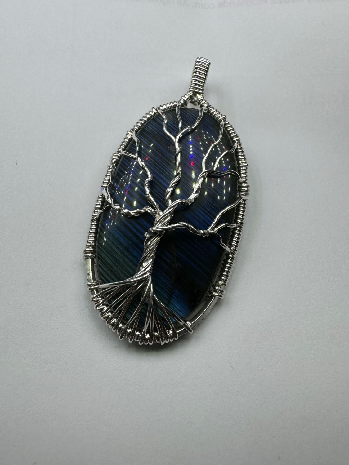 Labradorite Tree of Life In Sterling Silver (large)