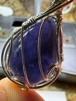 Kyanite In Sterling Silver Pendant