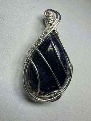 Kyanite In Sterling Silver Pendant