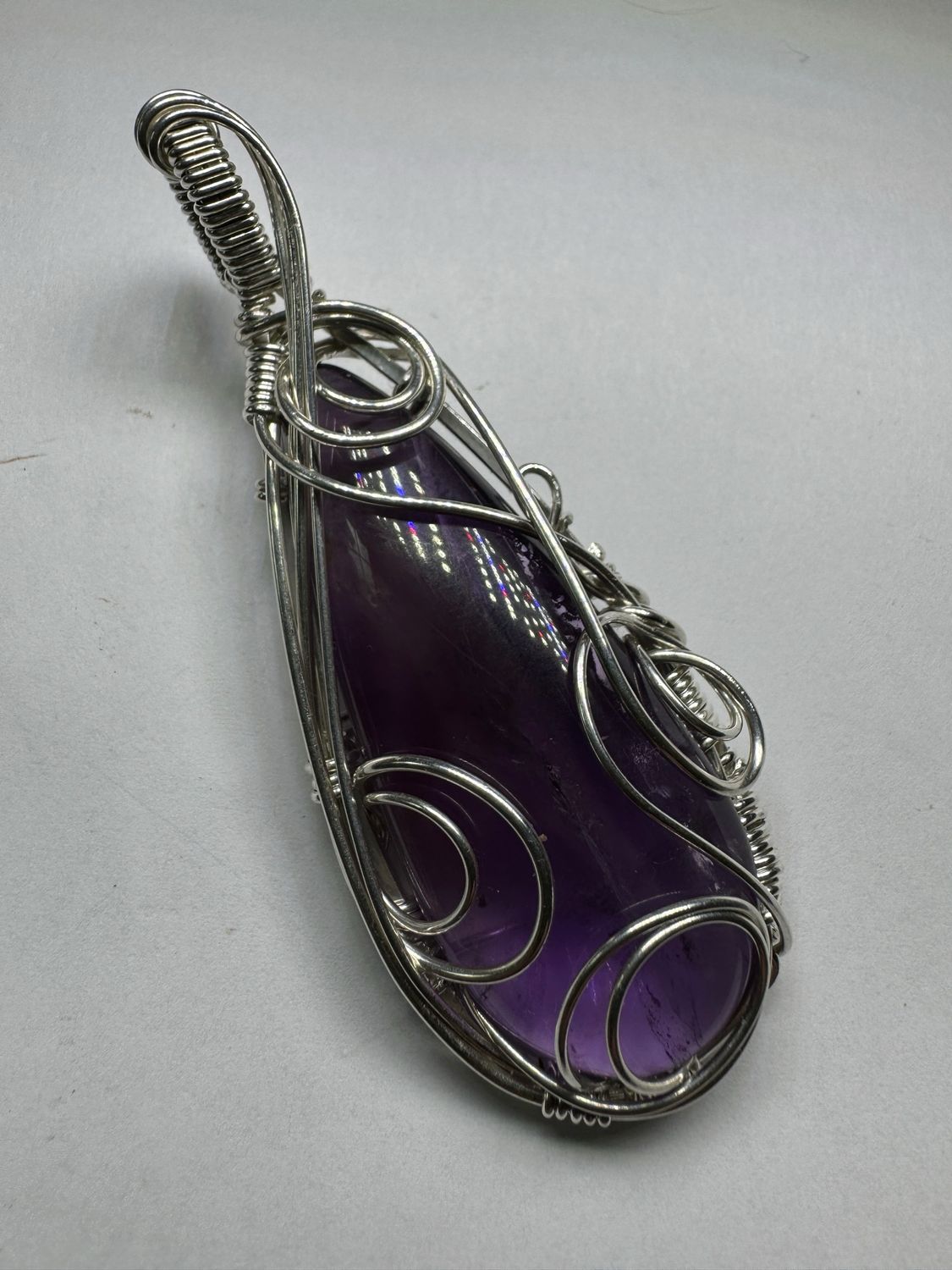 Long Ametrine In Sterling Silver