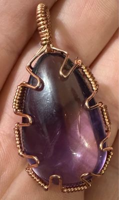 Ametrine Pendant In Copper