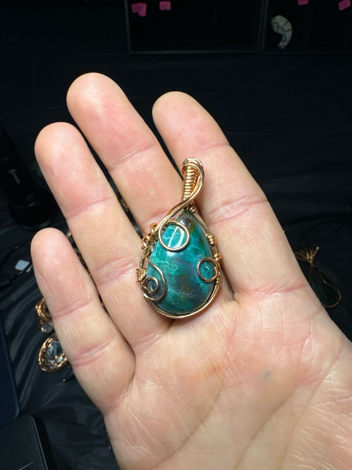 Chrysocolla  Pendant