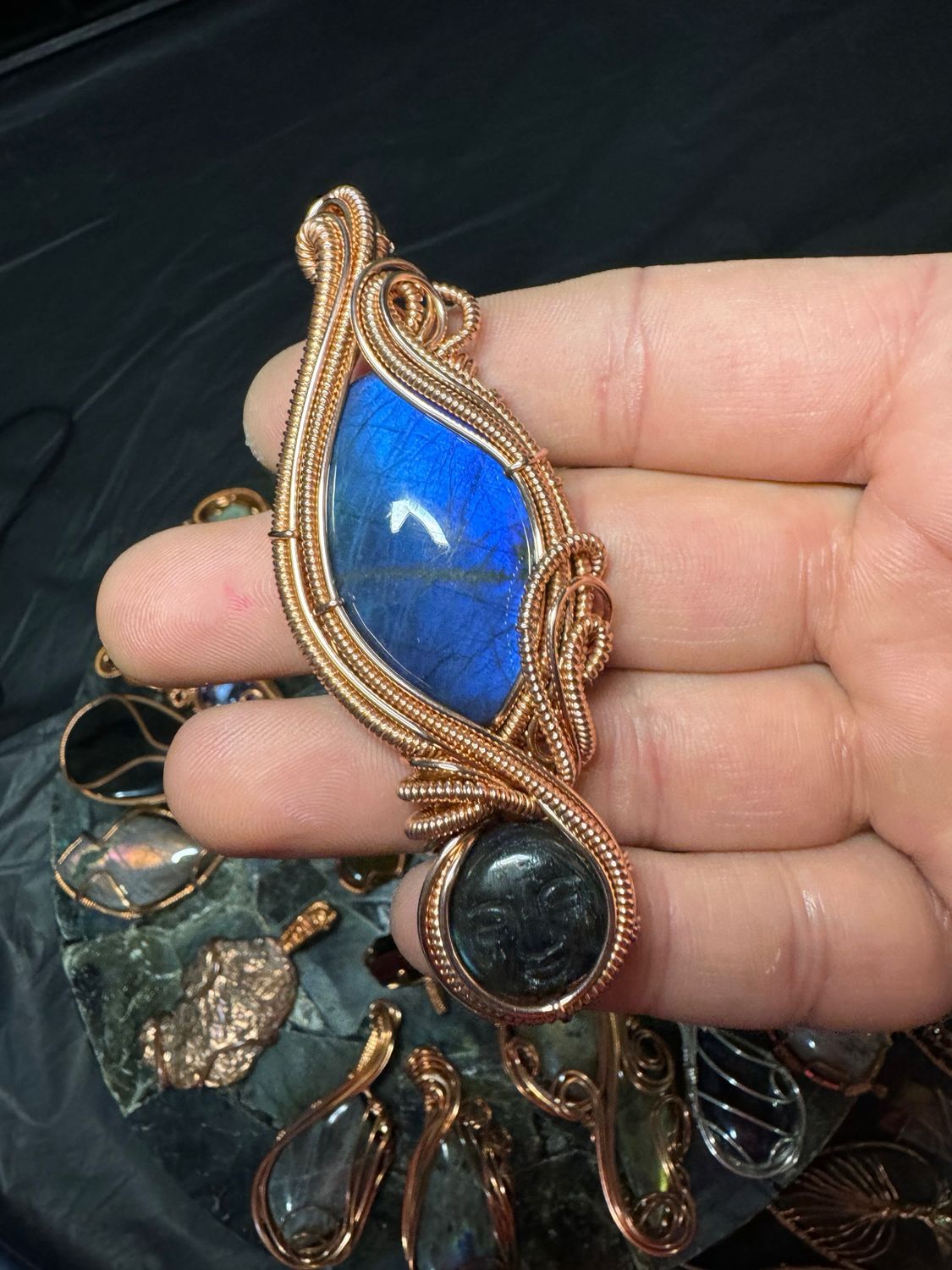 Labradorite With Lab Moon