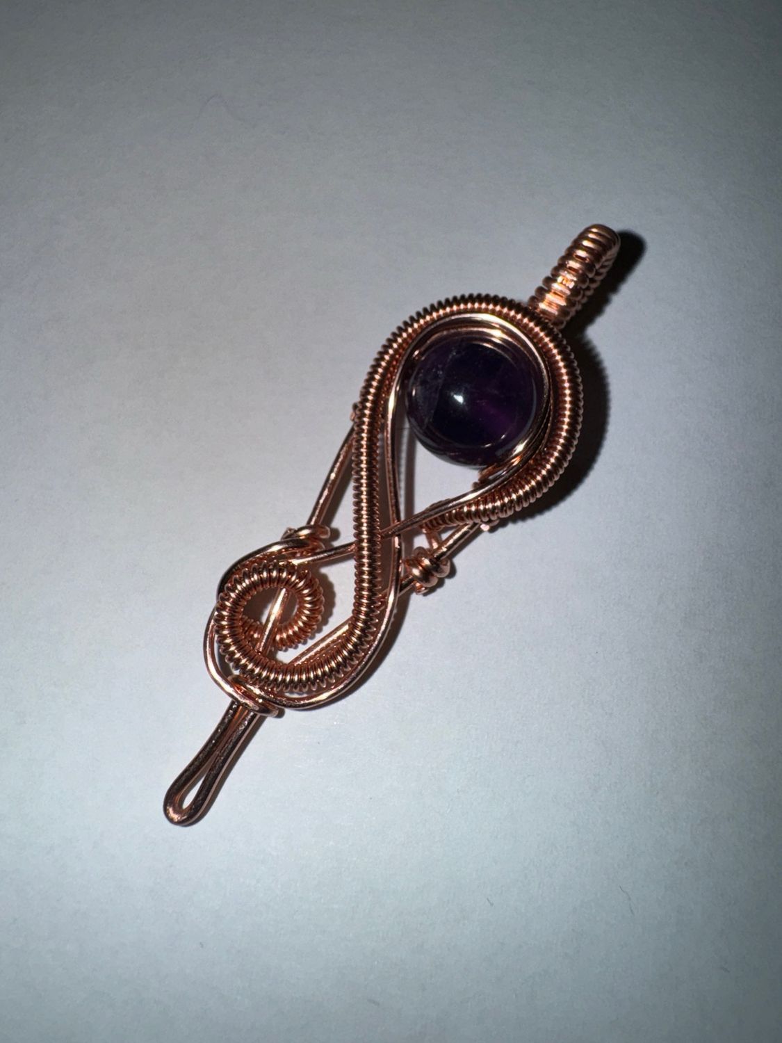 Amethyst Fidget Pendant