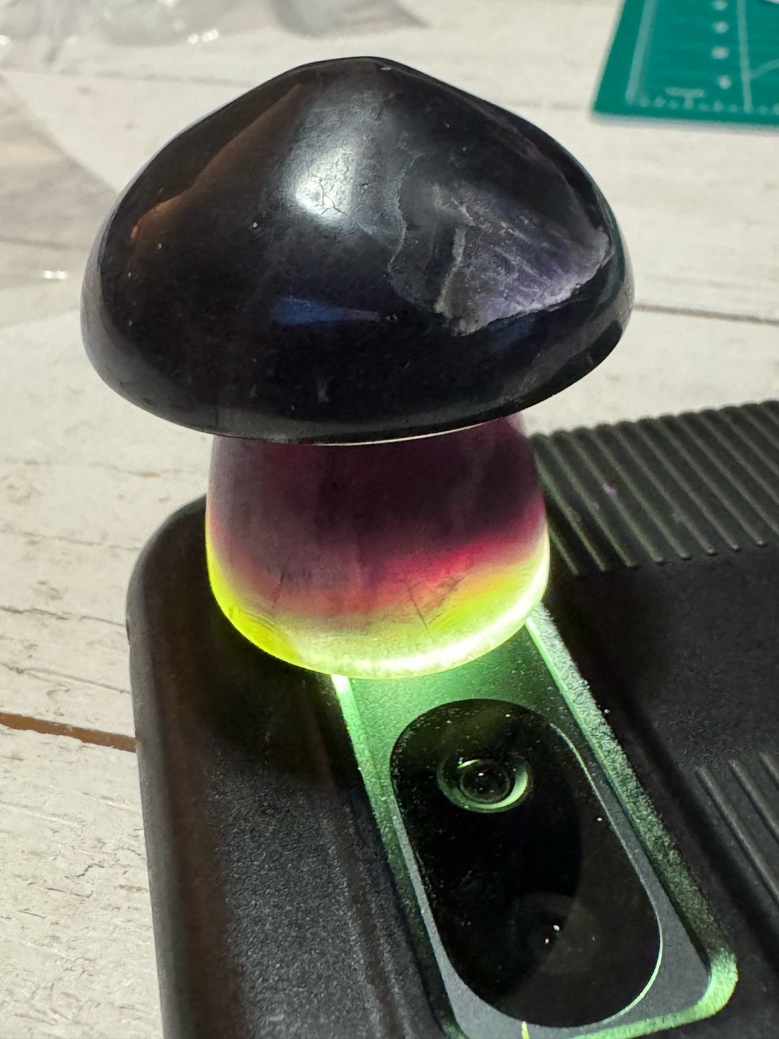 2in Flourite Mushroom Carving #3