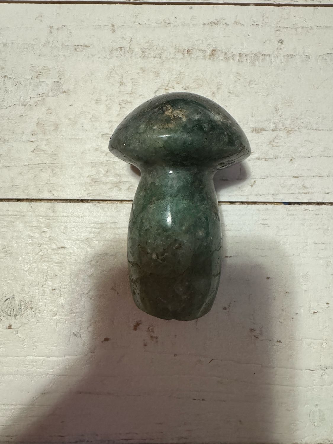 3in Strawberry Quartz Mushroom Carving