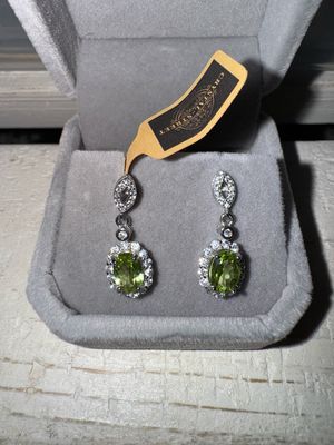 Peridot Sterling Silver Earrings