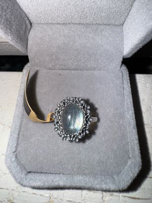 Labradorite Sterling Silver Adjustable Ring