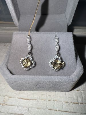 Citrine Sterling Silver Earrings