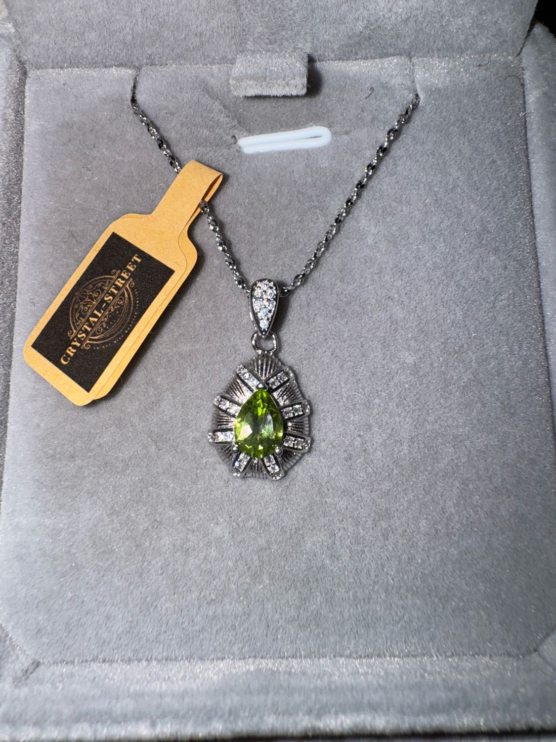 Peridot Sterling Silver Necklace