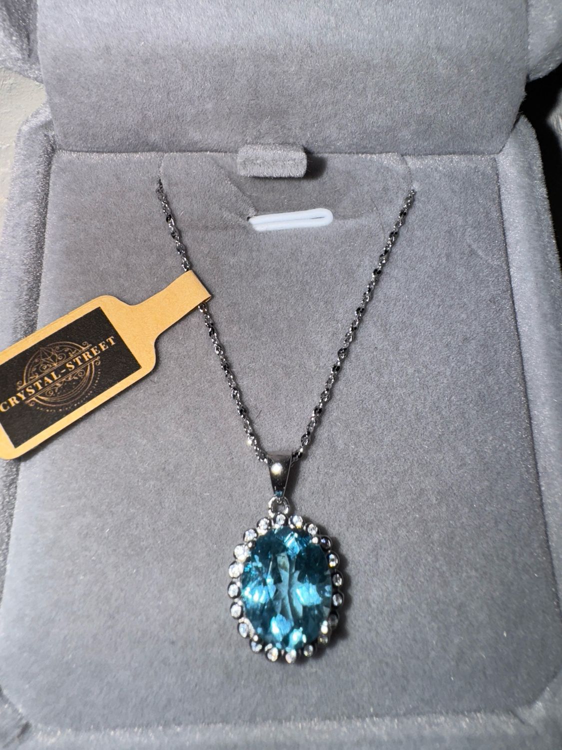 Topaz Sterling Silver Necklace