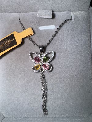Tourmaline Sterling Silver Necklace