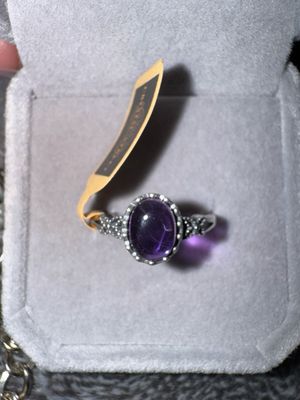 Amethyst Sterling Silver Ring