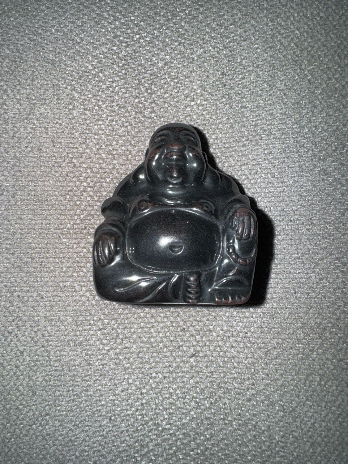 Hematite Buddha Carving