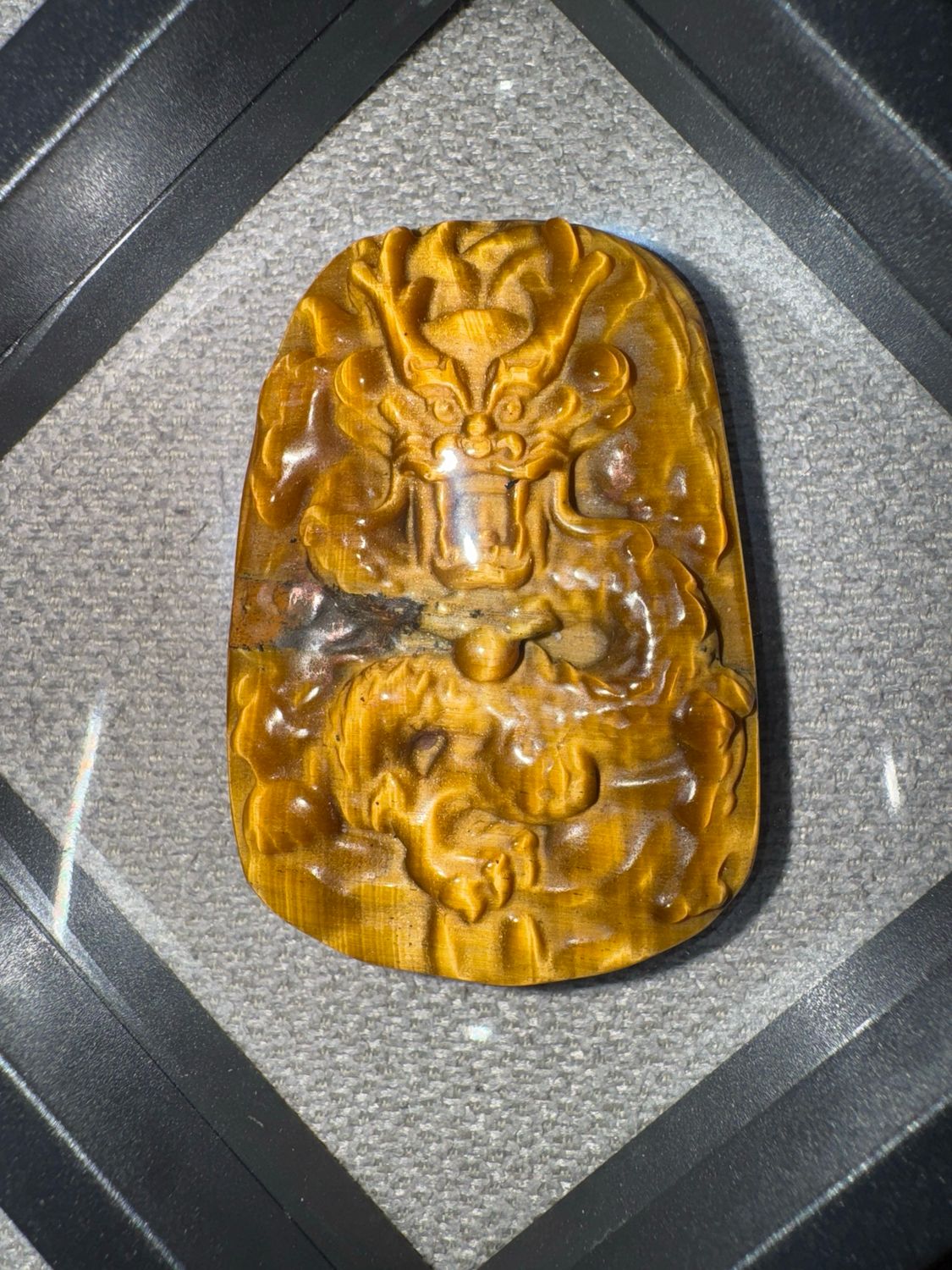 Tiger Eye Dragon Cabochon