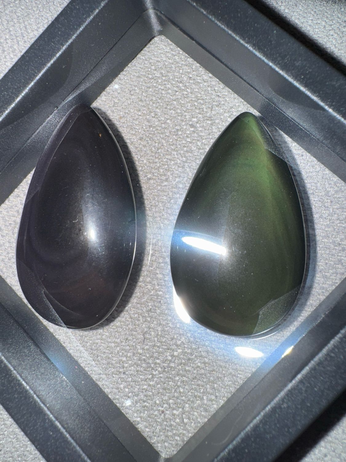 Rainbow Obsidian Teardrop Cabochon
