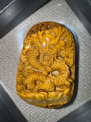 Tiger Eye Dragon Cabochon