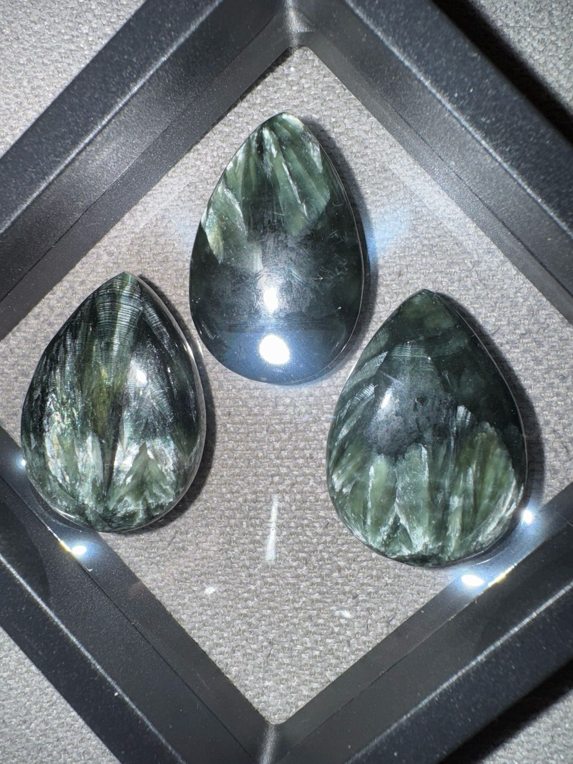 Seraphinite Cabochons
