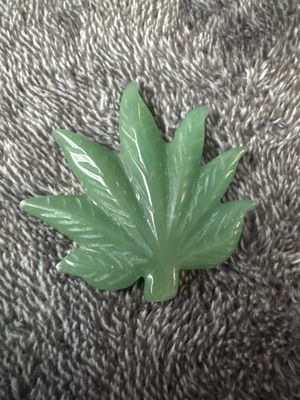 Green Adventurine Leaf