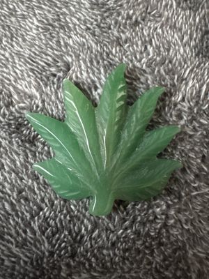 Green Adventurine Leaf