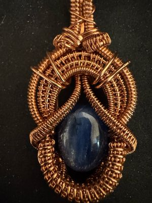 Blue Kyanite In copper